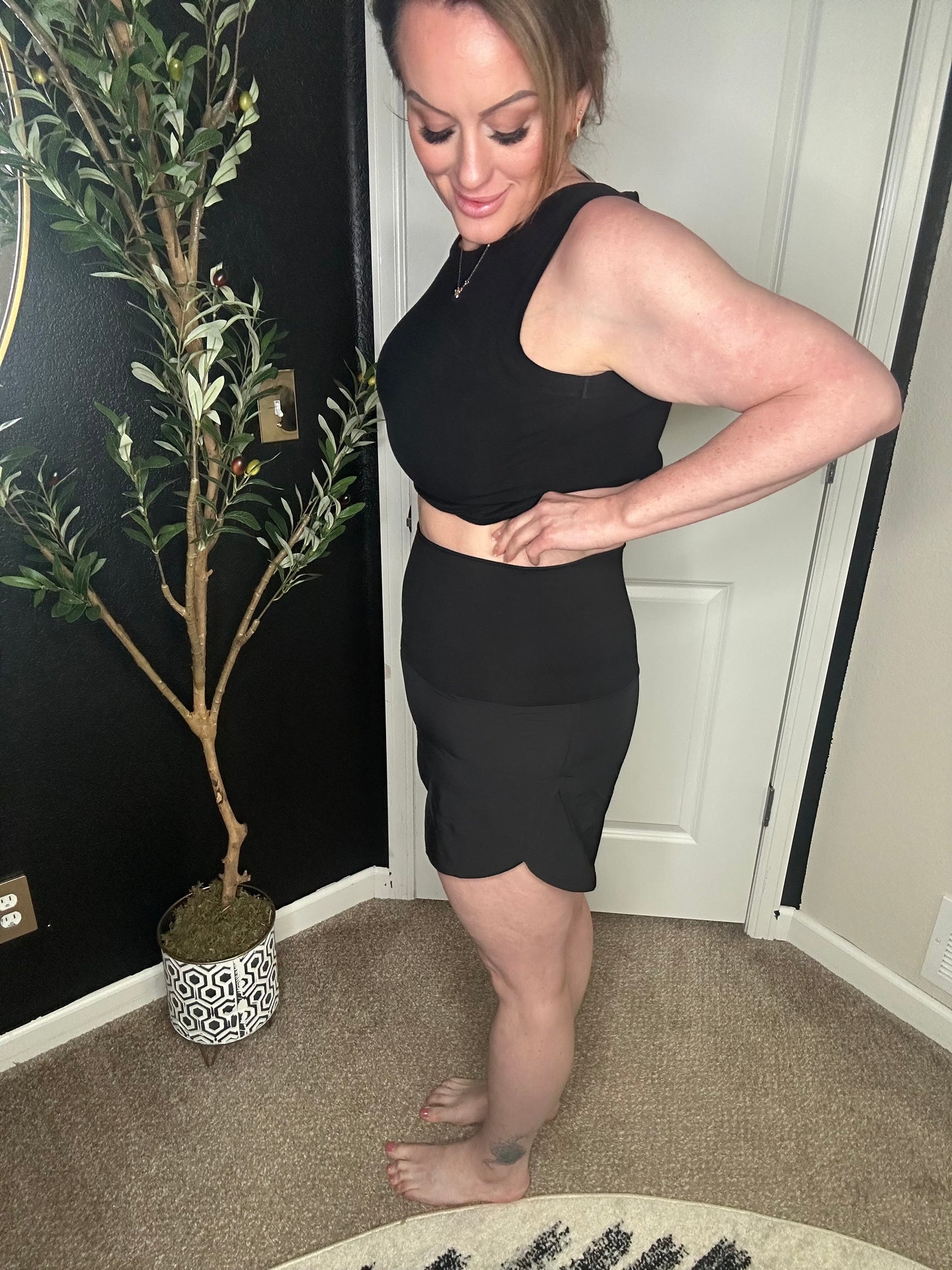 Zenana High Waist Tummy Control Shorts