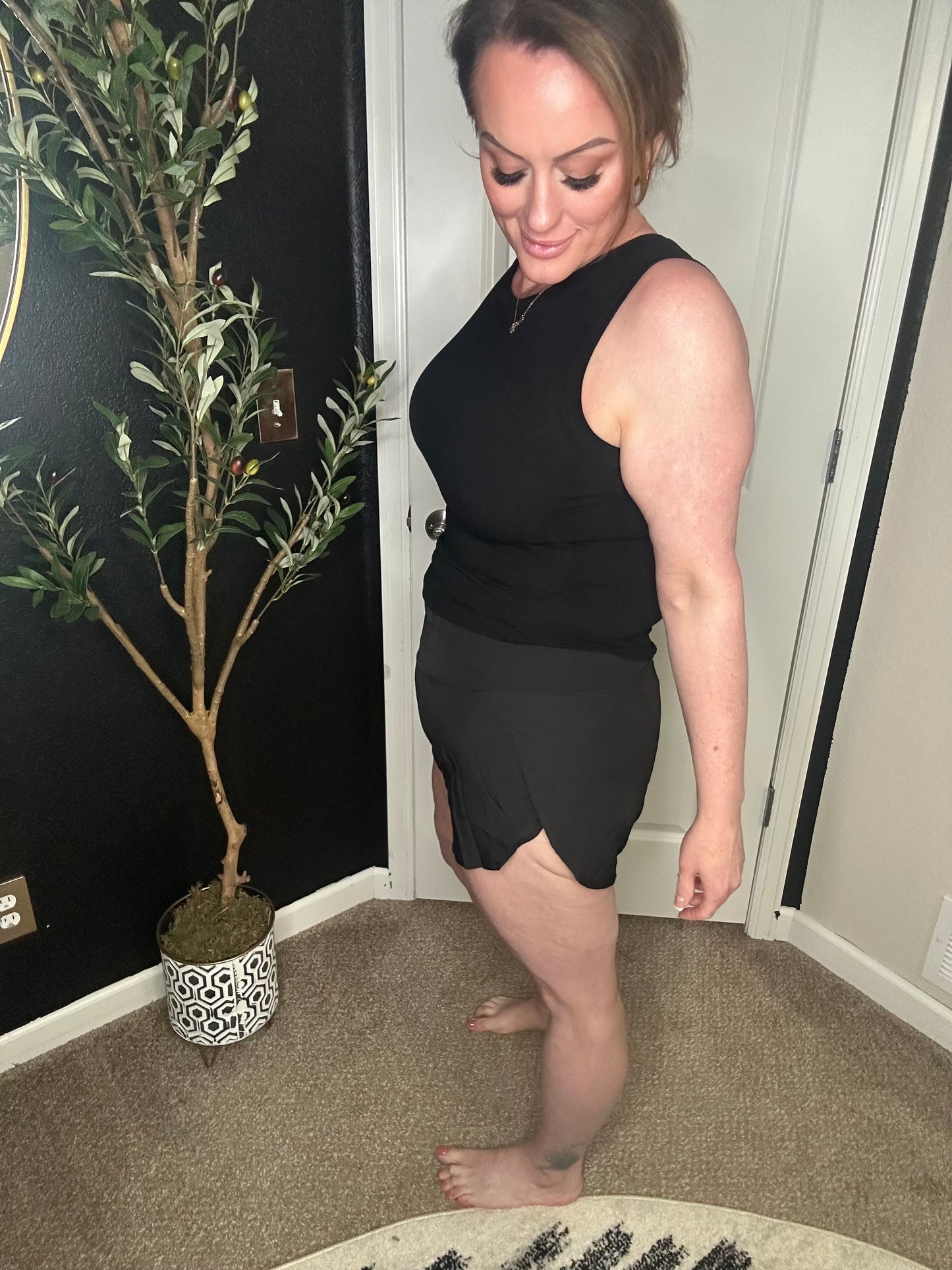 Zenana High Waist Tummy Control Shorts