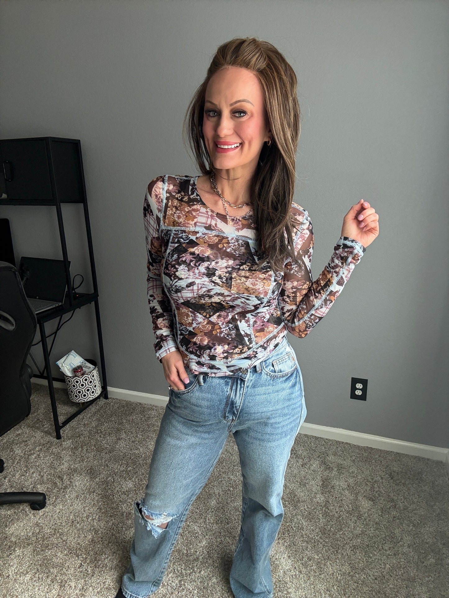 Dylan High Rise Rigid Magic Criss-Cross Waistband Straight Jeans